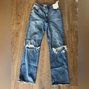 NWT Abercrombie Jeans 28 6L The Ankle Straight Ultra High Rise